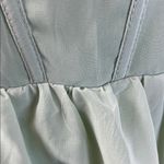 Pretty Little Thing NWOT Retail $80  Mint Green Ruffle Dress Photo 5
