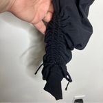 Kyodan black leggings with rouched & tied ankles size small Photo 3