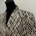 Covington Women's Black and White Patterned Jacket vintage looks like new large Photo 3