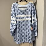 Free People FP Movement Post Up Logo Layer NWT Blue Size XS Photo 4
