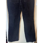 5/7/9 Y2K black suede leather jeans NWT sz 5 straight leg pants NOS 5 Photo 5