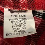 Mud Pie  Red /Black shrug vest Size One Size OS perfect for Fall and Christmas Photo 5