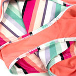 California Sunshine Womens Bikini Bottom Size Large Rainbow Striped Beach Lined Photo 8