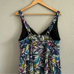 Skirted‎ Swimsuit Printed One Piece Size 16 Black Photo 5