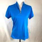 Tail Activewear Fallon Short Sleeve Top in Pacific blue size small Photo 1