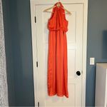 Bisou Bisou  | Satin Waist-Defined Halter Tie Dress | 14 Photo 3