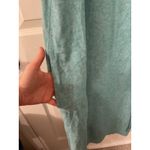 J.Jill PureJill Teal Sleeveless Asymmetrical Hem Linen Viscose Mid Dress, XL Photo 8