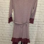 Lili's Closet Striped Ruffled Cardigan Purple Photo 2