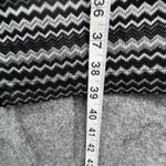 Joseph Ribkoff Knit Dress Womens 12 Black White Zig Zag Stretch Mod Retro Glam Photo 7