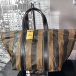 Fendi Authentic  Bag Pequin Striped Bag Photo 2