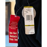 Nine West  Black Sleeveless V Neck Dress Size 14 Ruched Photo 7