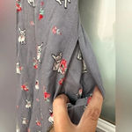 Oliver Bonas Violet Rufus Frenchie Dog Print Dress French Bulldogs Size 10 M Gray Photo 6