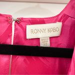 NEW Ronny Kobo Eugenia Eugina Silk Puff Sleeve Blouse Top fuchsia pink sz XS Photo 13