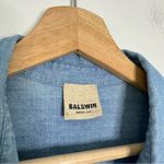 Baldwin Medium Wash Long Sleeve Denim Lyocell Shirt Dress Kansas City Blue Photo 2