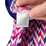 JCPenney Chevron Print 100% Rayon Colorful Tank Top Purple Size M Photo 7
