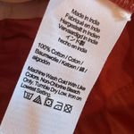 J.Crew  Babydoll Western Swift Dress Size Medium Brick Orange Photo 4