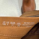 Zodiac 10M Julia Brown Leather Wedge Lug Ankle Platform Boot Zip Comfort Suede Size 10 Photo 10