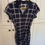 Barbour Women's Summer Tartan Plaid Dress Size 10 Button Cotton Waist Tie Comfy Photo 1
