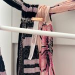 Free People Pink and black floral  tank top Photo 2