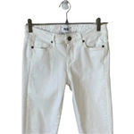 Paige EUC  Skyline Skinny Ankle Jeans White Classic Five Pocket Sz 27 Photo 3
