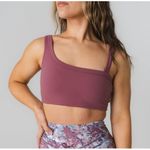 Vitality Cloud II Asym Sports Bra One Shoulder Mauve XL Yoga Pilates Purple Photo 0
