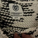American Eagle Black and White Knit Sweater Photo 2