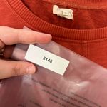 Anthropologie Pilcro by  Woman Size Medium twist-front sweatshirt in rust orange Photo 5