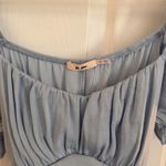 Francesca's  blue milkmaid Dress Photo 4