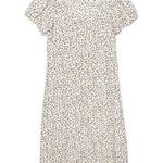 SheIn  Curve Ditsy Floral Short Sleeve Cottagecore Maxi Dress 0XL Front Slit Photo 0