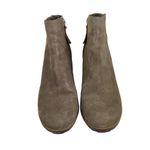 Linea Paolo  Winslet Wedge Ankle Booties Heel Women 6 Beige Sparkle Glitter Brown Photo 2