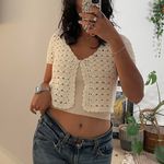 superdown  Women's White and Cream Cardigan size XS Photo 2