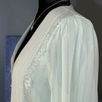 WAYF NWOT  Where Are You From Size XS Olive Long Sleeve Cropped Blouse Photo 3