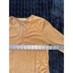 Lush Clothing LUSH Women's Yellow Crop Ruffle Blouse V Neck Size‎ M Photo 4