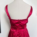 Candie's Vintage 90s Red Satin Bubble Hem Party Dress Photo 5