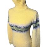 it's our time Y2K Fuzzy Turtleneck Ski Sweater Small Vintage Photo 2