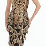 Dress the Population - Viviana Strapless Sequin Fringe Midi Dress Photo 0