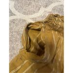 Urban Outfitters  Josie linen blend pull on shorts size medium mustard yellow Photo 3