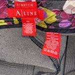 A Line  Dark Wash Blue Denim Stretch Flare Wide Leg Jeans Women's Size 10 Photo 4