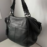 Sanctuary Black Softwear Leather Tote Crossbody Satchel Bag Convertible Tassel Photo 5