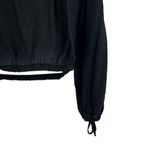 Arden B Off The Shoulder Long Sleeve Tie Ruffle Lace Black Top Photo 4