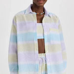 Saylor  Rosalia Textured Button Down‎ Sz L NWOT Photo 0
