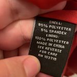 Sharagano 2/$30 sun-dried tomato red dress 8 long sleeves crochet tea length Photo 6