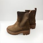 Universal Threads Universal Thread Womens Kyrie Side Zip Chunky Heel Ankle Sock Boots Tan Size 8w Photo 5