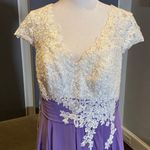 Women’s Ivory Lace Top Chiffon V Photo 1