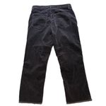Loft Slate Gray Corduroy Jeans Cropped Raw Hem, Sz 31/12 Photo 6