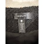 AQUA Tweed Jacket Black Career Button Front Blazer Cropped XS Photo 8
