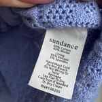 Sundance  Light Blue Long Sleeve Henley Devon Knit Top Medium Pullover Boho Photo 3