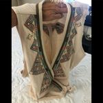 Free People boho tribal pattern top sz L Photo 7