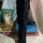 Gap Black Slouch Half Calf Boots Photo 2