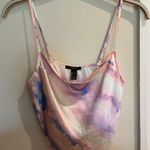 Forever 21 Cowl-neck, semi-cropped tie-dye tank top Photo 0